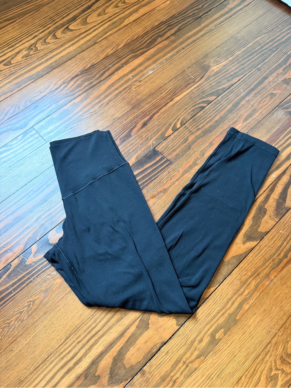 aerie Offline 7/8 Black Leggings
